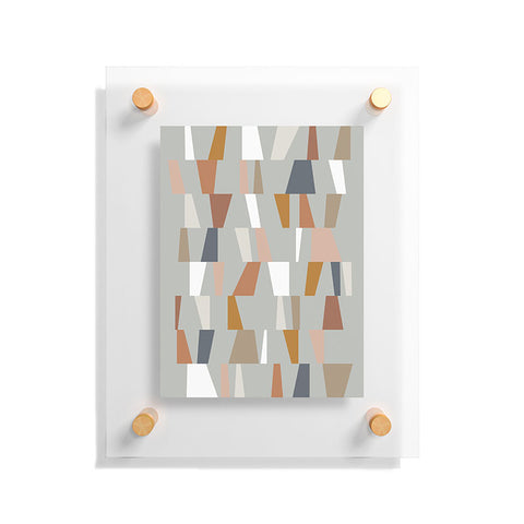 The Old Art Studio Neutral Geometric 01 Floating Acrylic Print