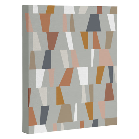 The Old Art Studio Neutral Geometric 01 Art Canvas
