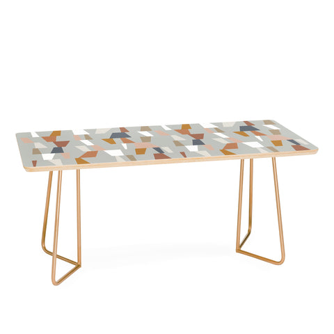 The Old Art Studio Neutral Geometric 01 Coffee Table