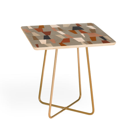 The Old Art Studio Neutral Geometric 01 Side Table