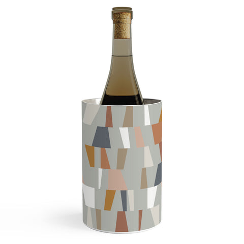 The Old Art Studio Neutral Geometric 01 Wine Chiller