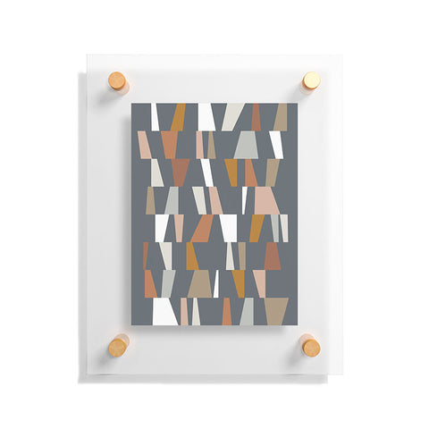 The Old Art Studio Neutral Geometric 02 Floating Acrylic Print