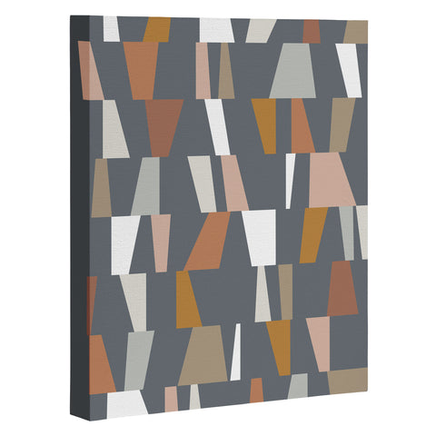 The Old Art Studio Neutral Geometric 02 Art Canvas
