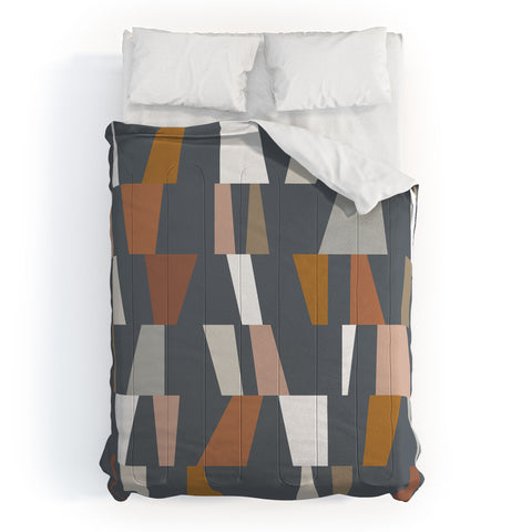 The Old Art Studio Neutral Geometric 02 Comforter