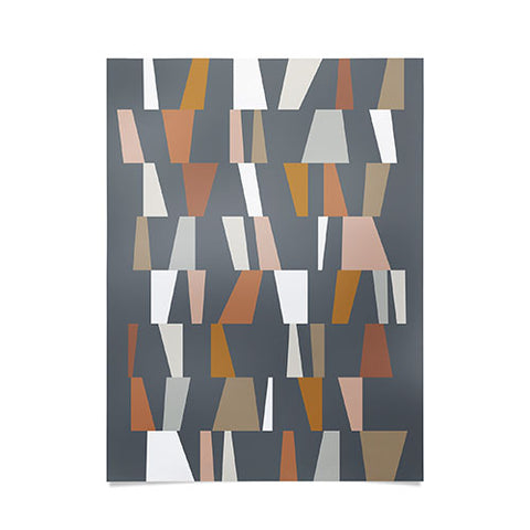 The Old Art Studio Neutral Geometric 02 Poster