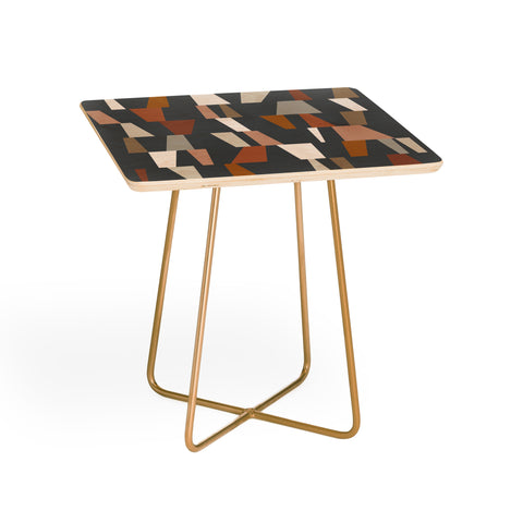 The Old Art Studio Neutral Geometric 02 Side Table