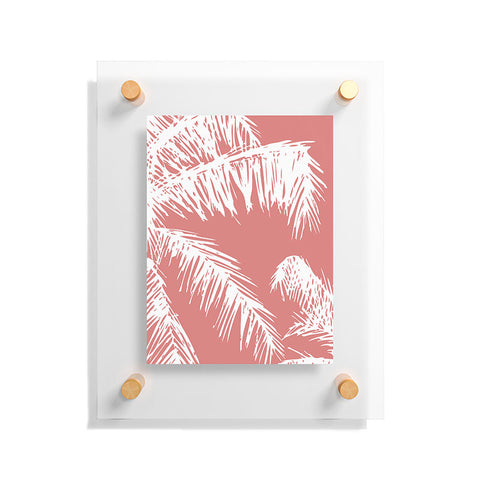 The Old Art Studio Pink Palm Floating Acrylic Print
