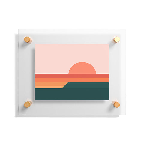 The Old Art Studio Sunseeker 08 Landscape Floating Acrylic Print