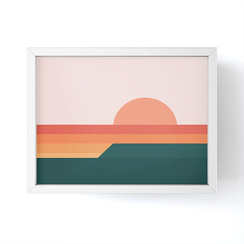 The Old Art Studio Sunseeker 08 Landscape Framed Mini Art Print