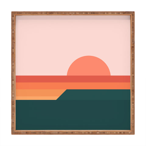 The Old Art Studio Sunseeker 08 Landscape Square Tray