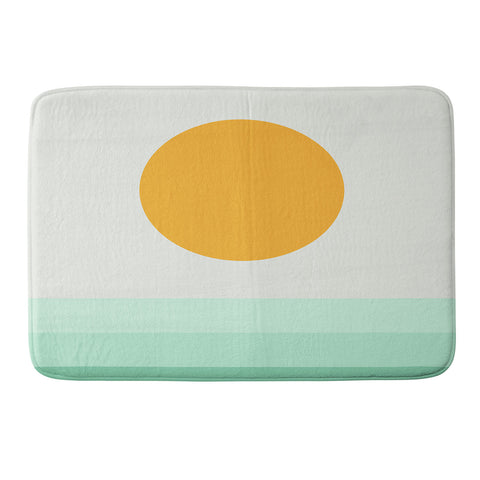 The Old Art Studio Sunseeker 12 Memory Foam Bath Mat
