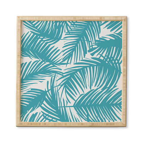 The Old Art Studio Tropical Pattern 02A Framed Wall Art