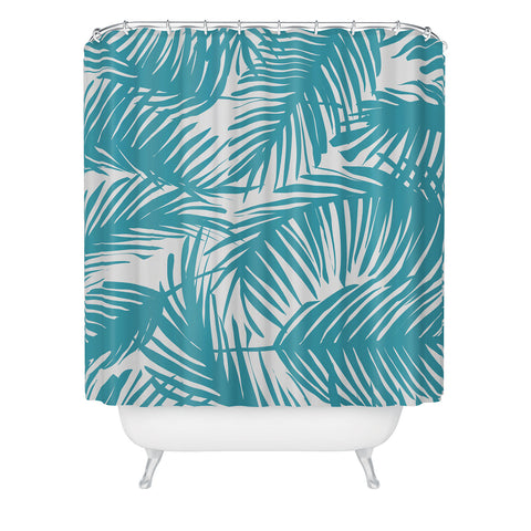 The Old Art Studio Tropical Pattern 02A Shower Curtain