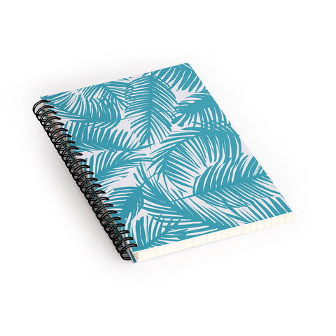 The Old Art Studio Tropical Pattern 02A Spiral Notebook