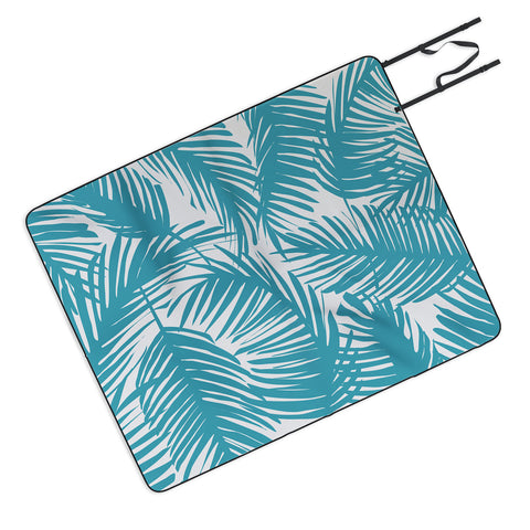 The Old Art Studio Tropical Pattern 02A Picnic Blanket