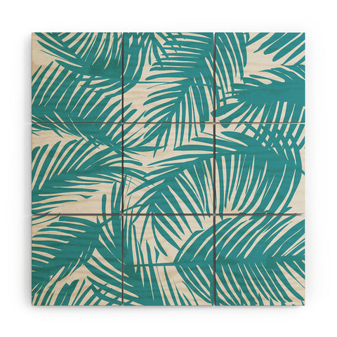 The Old Art Studio Tropical Pattern 02A Wood Wall Mural