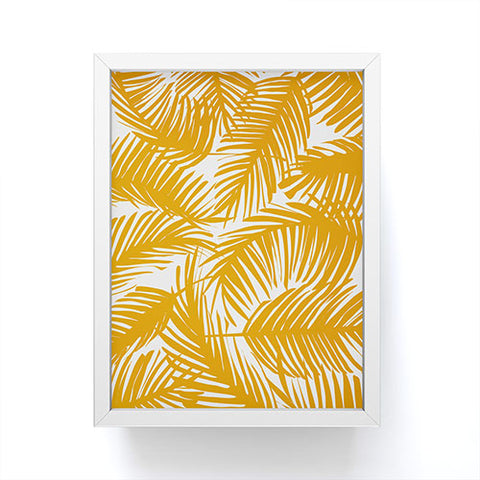The Old Art Studio Tropical Pattern 02B Framed Mini Art Print