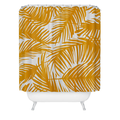 The Old Art Studio Tropical Pattern 02B Shower Curtain