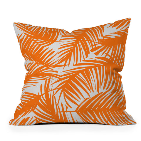 The Old Art Studio Tropical Pattern 02C Throw Pillow