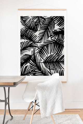 The Old Art Studio Tropical Pattern 02D Art Print And Hanger