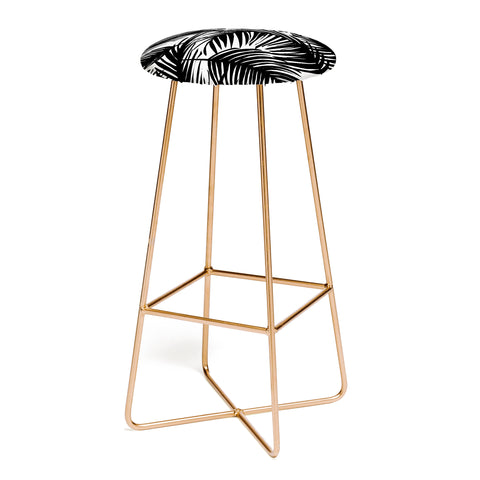 The Old Art Studio Tropical Pattern 02D Bar Stool