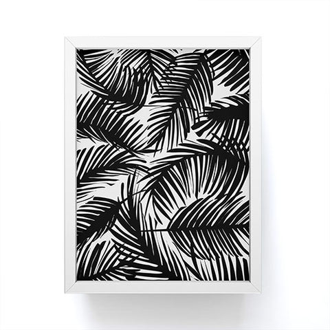 The Old Art Studio Tropical Pattern 02D Framed Mini Art Print