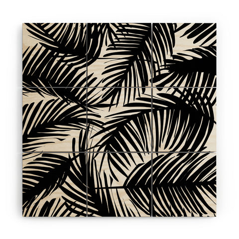 The Old Art Studio Tropical Pattern 02D Wood Wall Mural