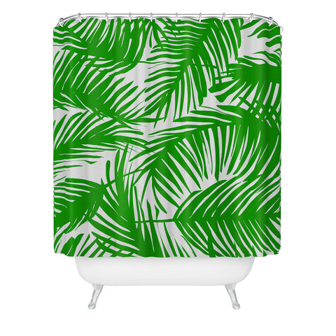 The Old Art Studio Tropical Pattern 02E Shower Curtain