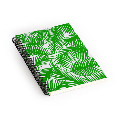 The Old Art Studio Tropical Pattern 02E Spiral Notebook