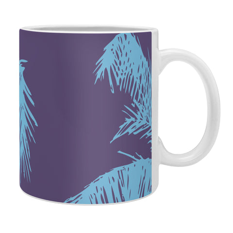 The Old Art Studio Ultra Violet Palm Coffee Mug