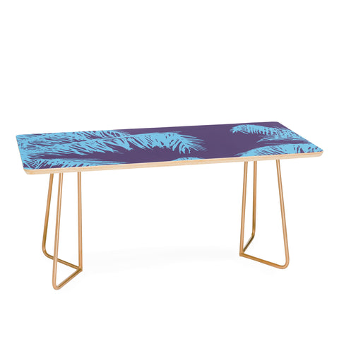 The Old Art Studio Ultra Violet Palm Coffee Table