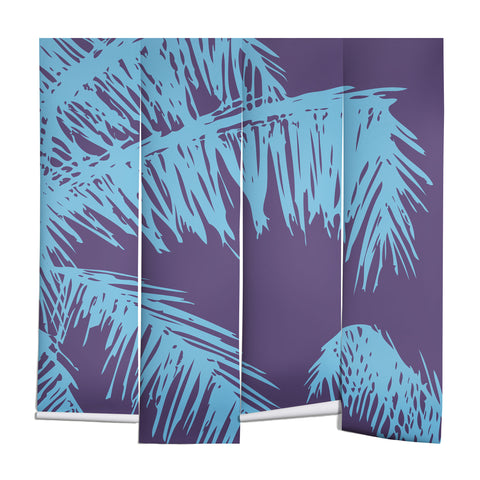 The Old Art Studio Ultra Violet Palm Wall Mural