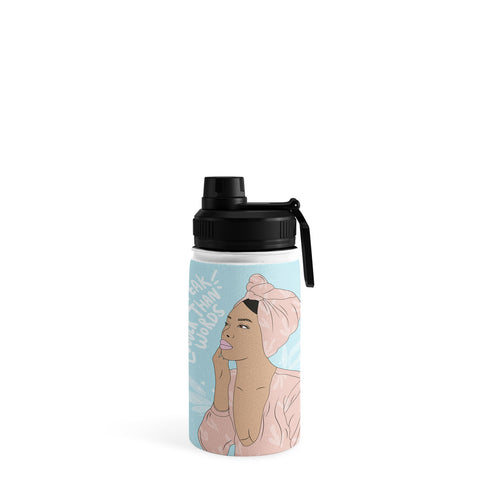 The Optimist Actions Speaks Louder Than Words Water Bottle