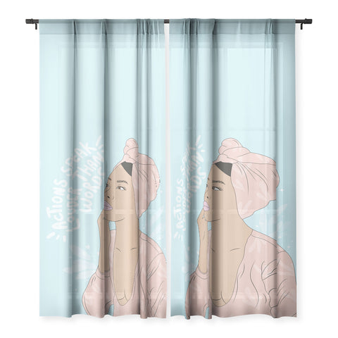 The Optimist Actions Speaks Louder Than Words Sheer Non Repeat