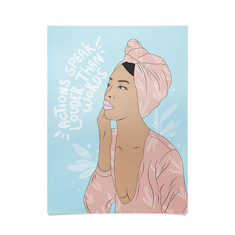 The Optimist Actions Speaks Louder Than Words Poster