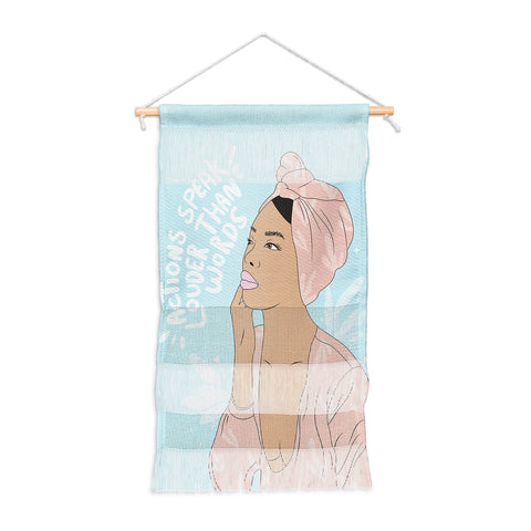 The Optimist Actions Speaks Louder Than Words Wall Hanging Portrait