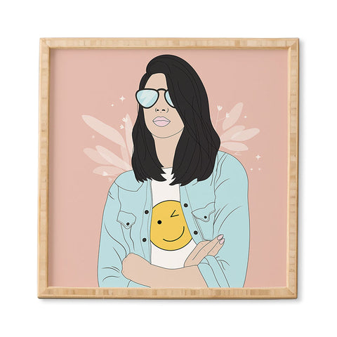 The Optimist Be a Voice Dont Be An Echo Framed Wall Art