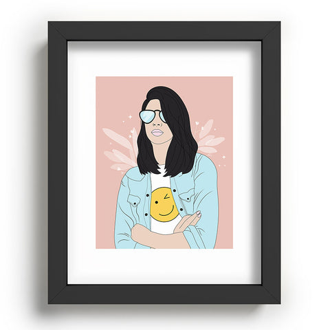 The Optimist Be a Voice Dont Be An Echo Recessed Framing Rectangle