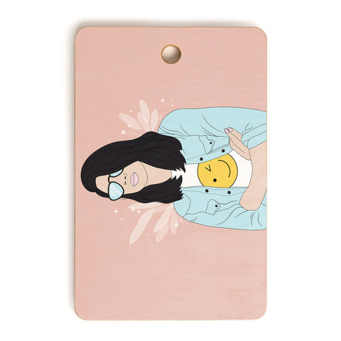 The Optimist Be a Voice Dont Be An Echo Cutting Board Rectangle