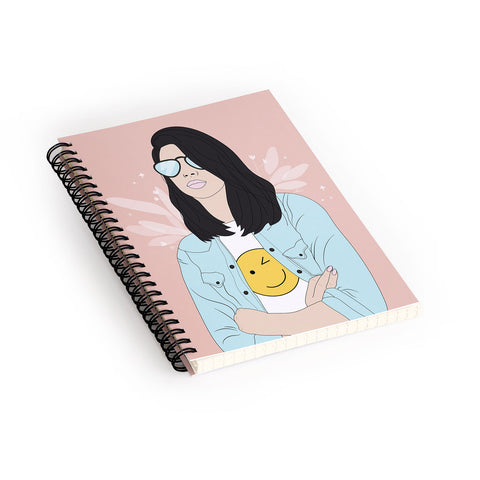 The Optimist Be a Voice Dont Be An Echo Spiral Notebook