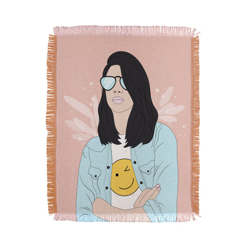 The Optimist Be a Voice Dont Be An Echo Throw Blanket