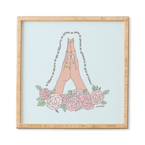 The Optimist Be Thankful Framed Wall Art