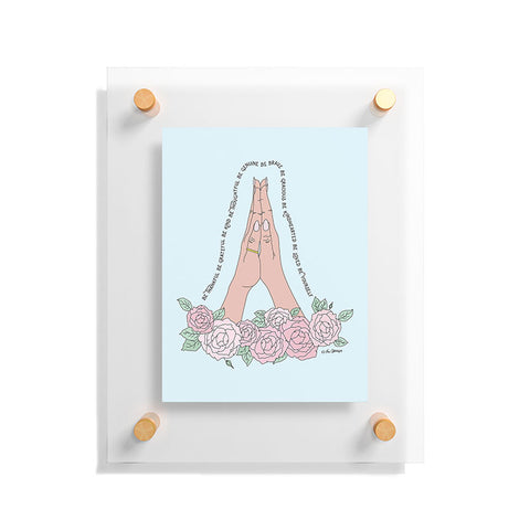 The Optimist Be Thankful Floating Acrylic Print