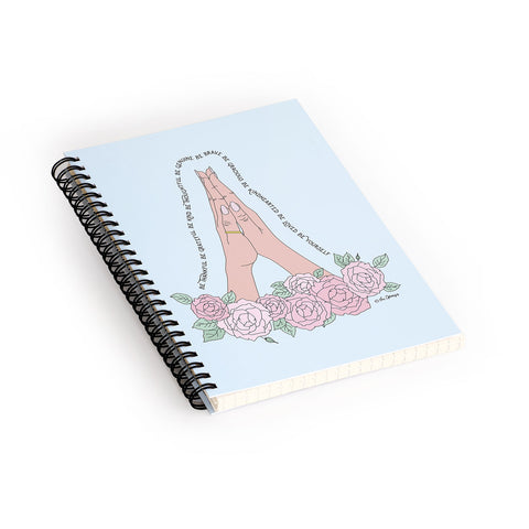 The Optimist Be Thankful Spiral Notebook