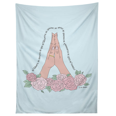 The Optimist Be Thankful Tapestry