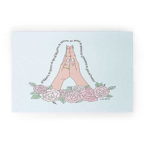 The Optimist Be Thankful Welcome Mat