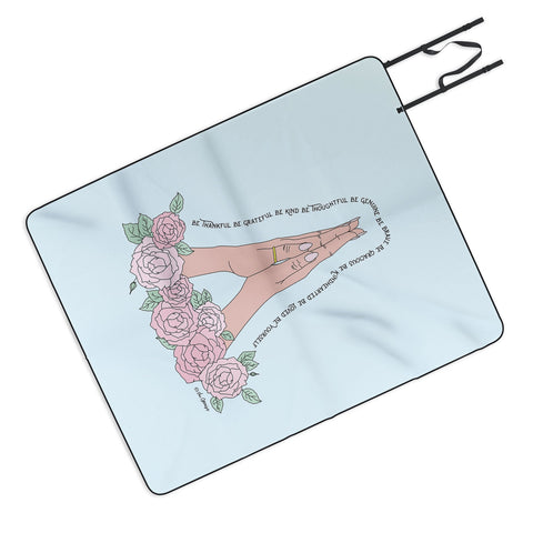 The Optimist Be Thankful Picnic Blanket