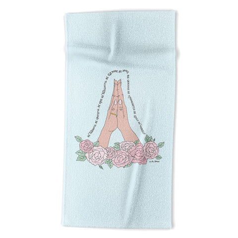 The Optimist Be Thankful Beach Towel