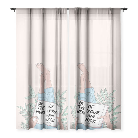 The Optimist Be The Hero Of Your Own Book Sheer Non Repeat