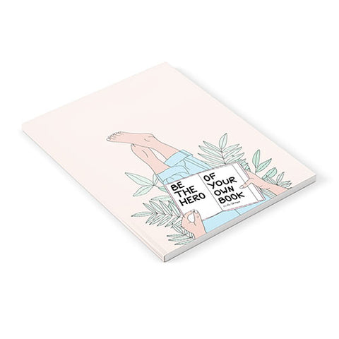 The Optimist Be The Hero Of Your Own Book Notebook